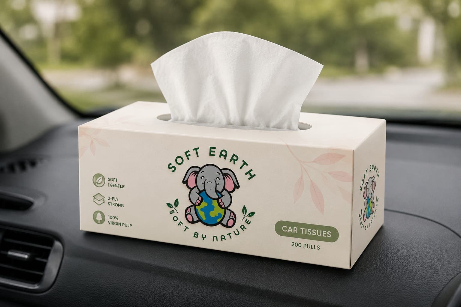 Car Facial Tissue